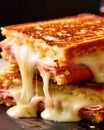 Croque Monsieur is a classic French grilled sandwich
