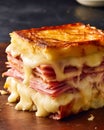 Croque Monsieur is a classic French grilled sandwich