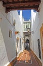 The Croquer Alley -Callejon Croquer- in San Fernando, Spain Royalty Free Stock Photo