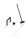 Croquet equipment Royalty Free Stock Photo