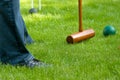 Croquet hit 2 Royalty Free Stock Photo