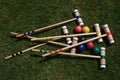 Croquet Set Royalty Free Stock Photo