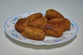 Croquettes very deliciousto eat , from spain Royalty Free Stock Photo