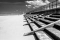 Crosby beach Northwest UK Royalty Free Stock Photo