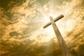 Cross against the sky Royalty Free Stock Photo
