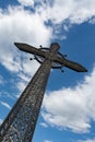 Cross against the sky