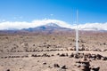 Cross along Inca trail, San Pedro de Atacama, Chile Royalty Free Stock Photo