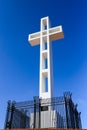 Cross atop Mount Soledad in La Jolla, California Royalty Free Stock Photo