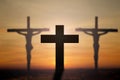 Cross with beautiful background
