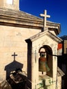 Cross and Bell, Church of Saint Justine in Korcula, Croatia