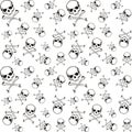 Cross bones pattern