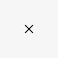 Cross button icon. Cancel, close page button for web and mobile UI design