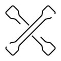 cross car wrench icon, cross vector, maintenance illustration