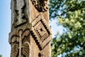 Detail of Cross carved in wood