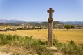 Cross in Castellvell path in Solsona, Lleida, Spain.