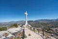 Cross of the Castle of Santa Catalina - Jaen, Spain Royalty Free Stock Photo