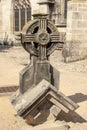 Cross, Cathedral Autun, France, Burgundy Royalty Free Stock Photo