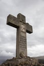 Cross at Cerro Calvario in Copacabana, Bolivia