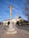 Cross and church