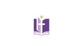 Cross church religious logo vector icon