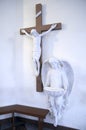 Cross in a church Royalty Free Stock Photo