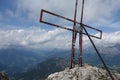 Cross on Coldai Peak Royalty Free Stock Photo