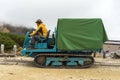 Cross Country All Terrain Vehicle Has Caterpillar Tracks