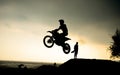 Extrem motorbike races and fearless athletes