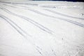 Cross Country Ski Tracks in Engadin