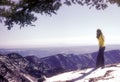 Cross-Country Skier on the Precipice @ 10,000 feet
