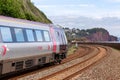 Cross Country Train at Torquay English Riviera Devon England UK May 29 2021 Royalty Free Stock Photo