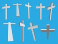 Cross Crosses in Different Perspectives (Vector)