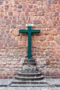 Cross and Cusco Cathedreal