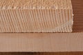 Cross cut of spruce tonewood Royalty Free Stock Photo