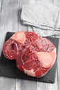 Cross-cuts of veal shank