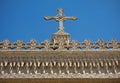 Cross and decoration. Royalty Free Stock Photo