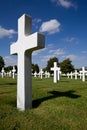 Cross depicting War Grave Royalty Free Stock Photo