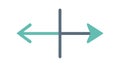 Cross-Directional Arrows Icon Vector, vector design Generative AI Royalty Free Stock Photo