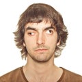 Cross-eyed Young Man Royalty Free Stock Photo