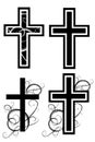 Cross with graphic