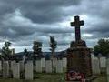 Cross in a Grave Yard