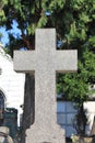 Cross gravestone Royalty Free Stock Photo