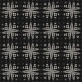 Cross hatch seamless pattern. Texture of mesh, net, web, grid. Royalty Free Stock Photo