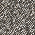 Cross hatching rays of chromed and shiny metal. Seamless texture