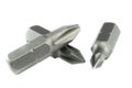 Cross head screwdriver bits Royalty Free Stock Photo