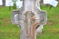 Cross at the heroes cemetery, Siriu Romania