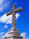 Cruz Alta, the cross located on the mountaintop at Pena Park in Sintra, Portugal