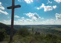 Cross on the hilltop