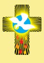 Cross and Holy spirit