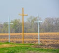 Through the Cross, Jesus has brought us Salvation. We are saved and have Eternal Life in Heaven. These crosses are in Mississippi